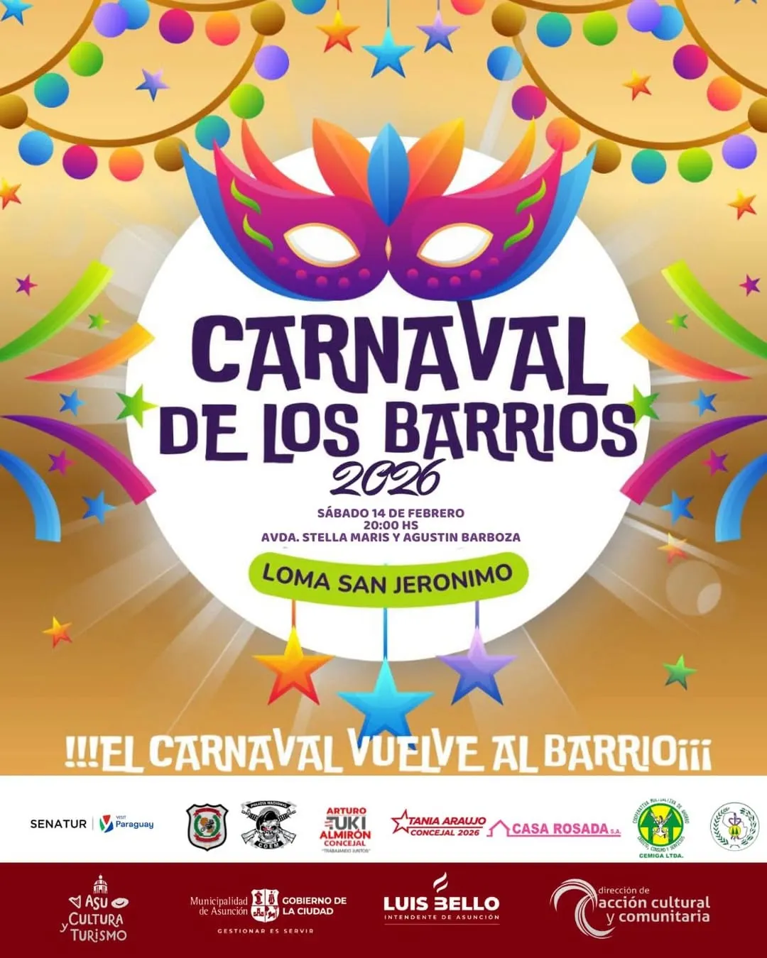 CARNAVAL DE LOS BARRIOS 2026