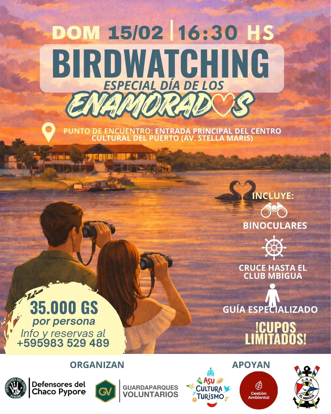 Fondo BIRDWATCHING - ESPECIAL DIA DE LOS ENAMORADOS