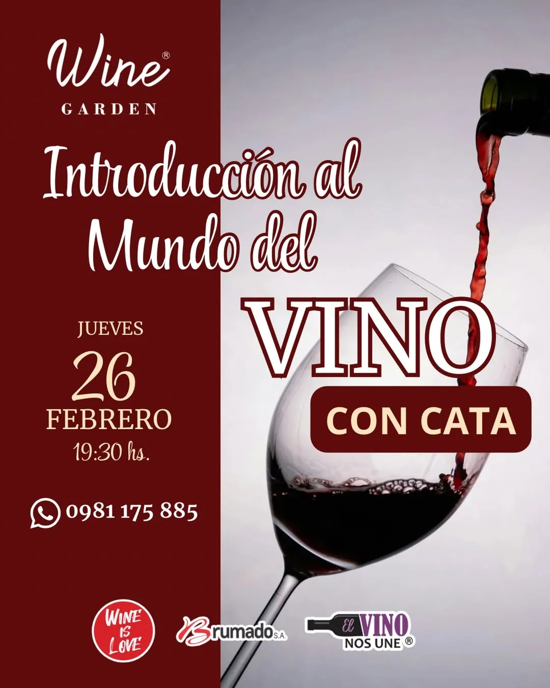 Fondo INTRODUCCIÓN AL MUNDO DEL VINO CON CATA