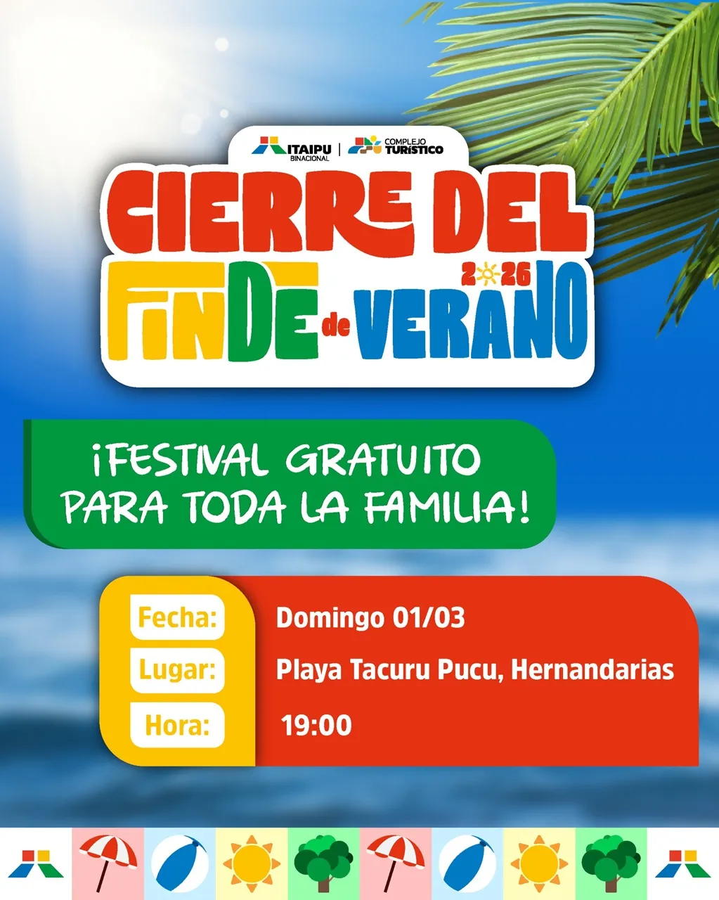 Fondo CIERRE DEL FINDE DE VERANO 2026