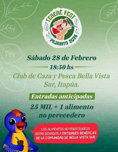 Fondo TERERÉ FEST - PAJARITO 2026