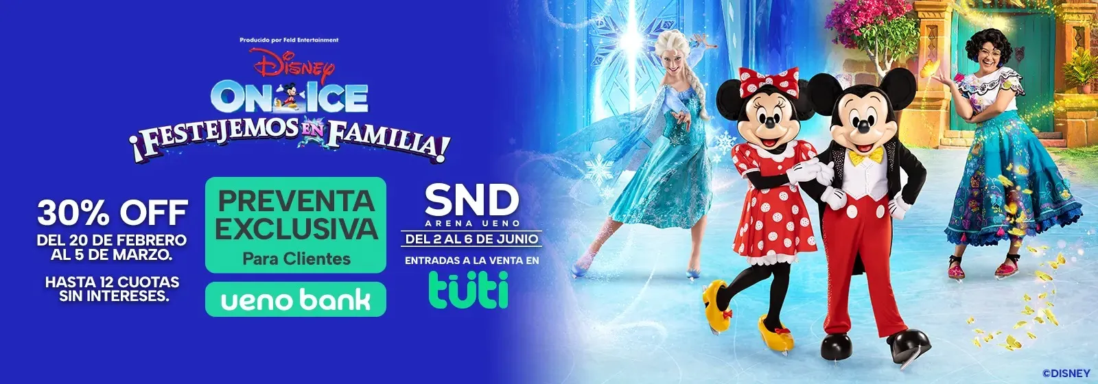 Fondo Disney On Ice ¡Festejemos en familia!