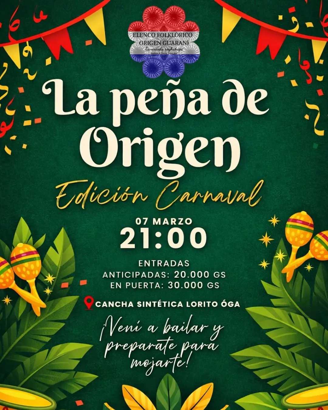 Portada LA PEÑA DE ORIGEN - EDICION CARNAVAL