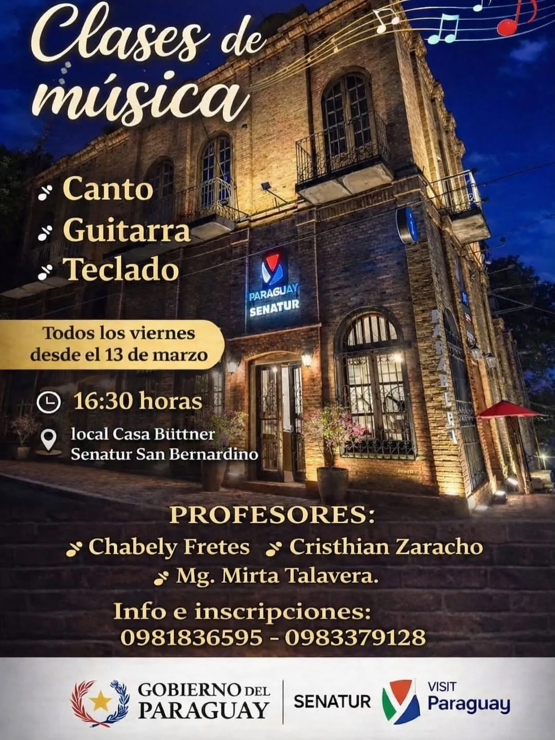 Fondo CLASES DE MUSICA