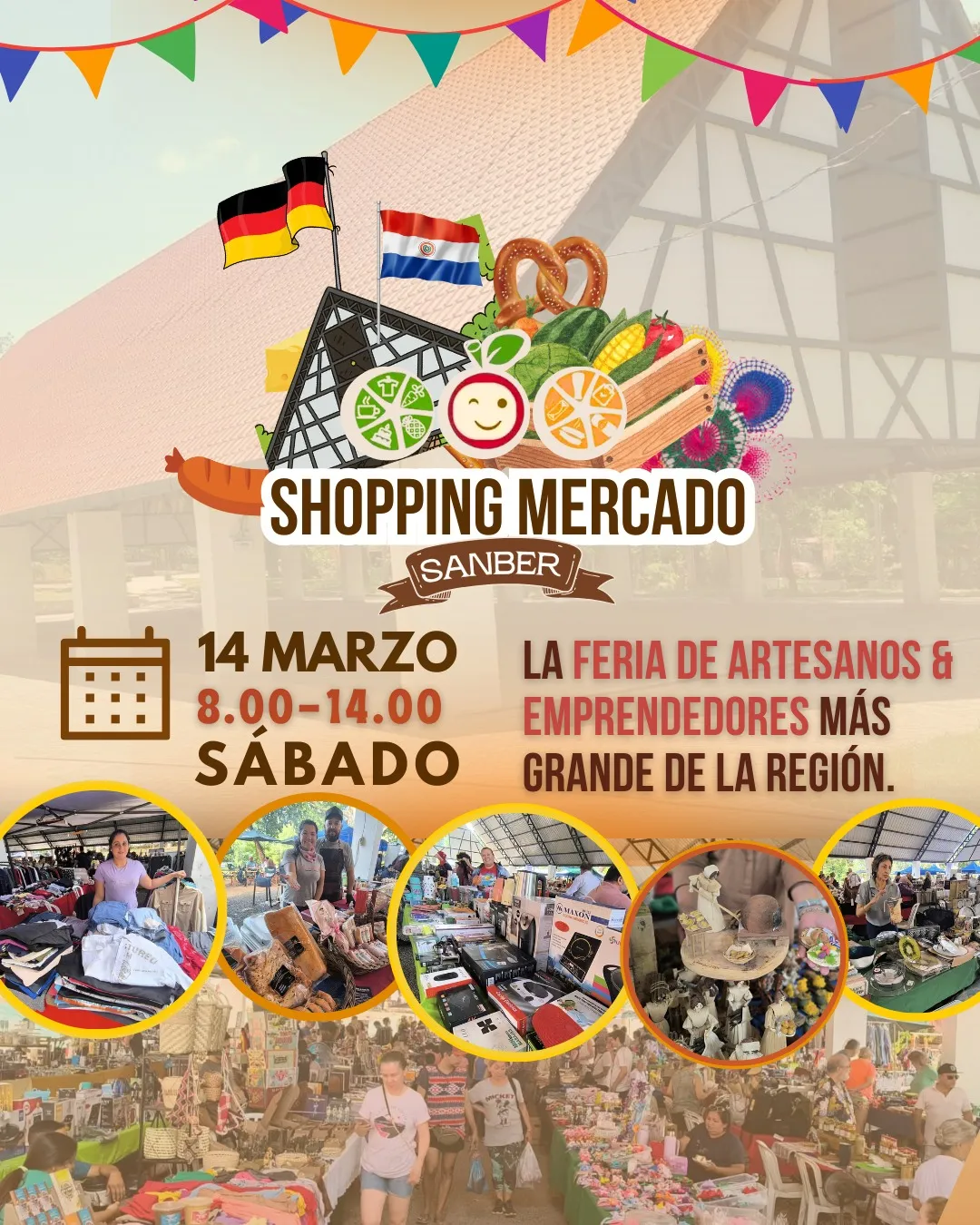 Fondo FERIA DEL SHOPPING MERCADO SANBER