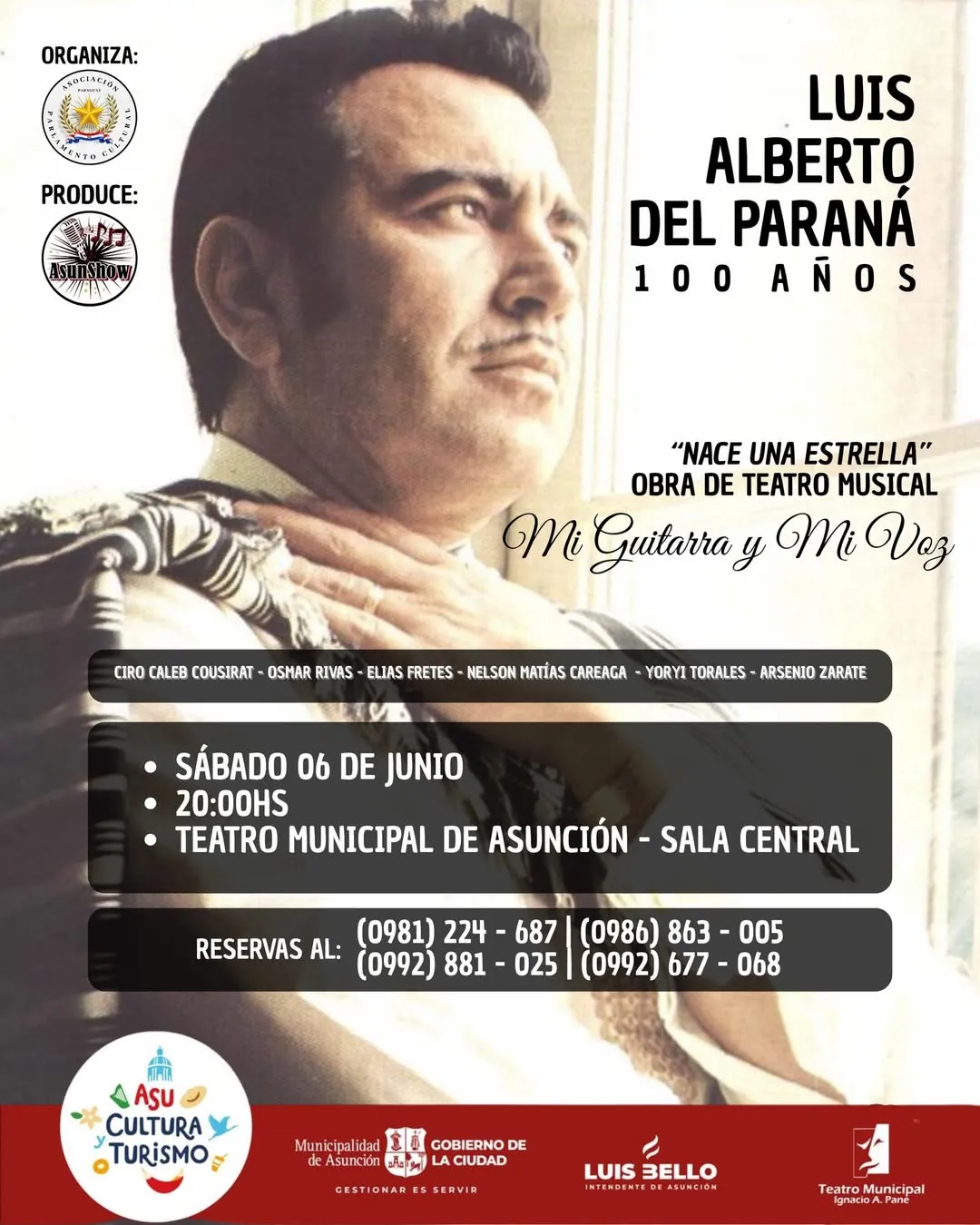 Portada LUIS ALBERTO DEL PARANÁ - 100 AÑOS - “MI GUITARRA Y MI VOZ”