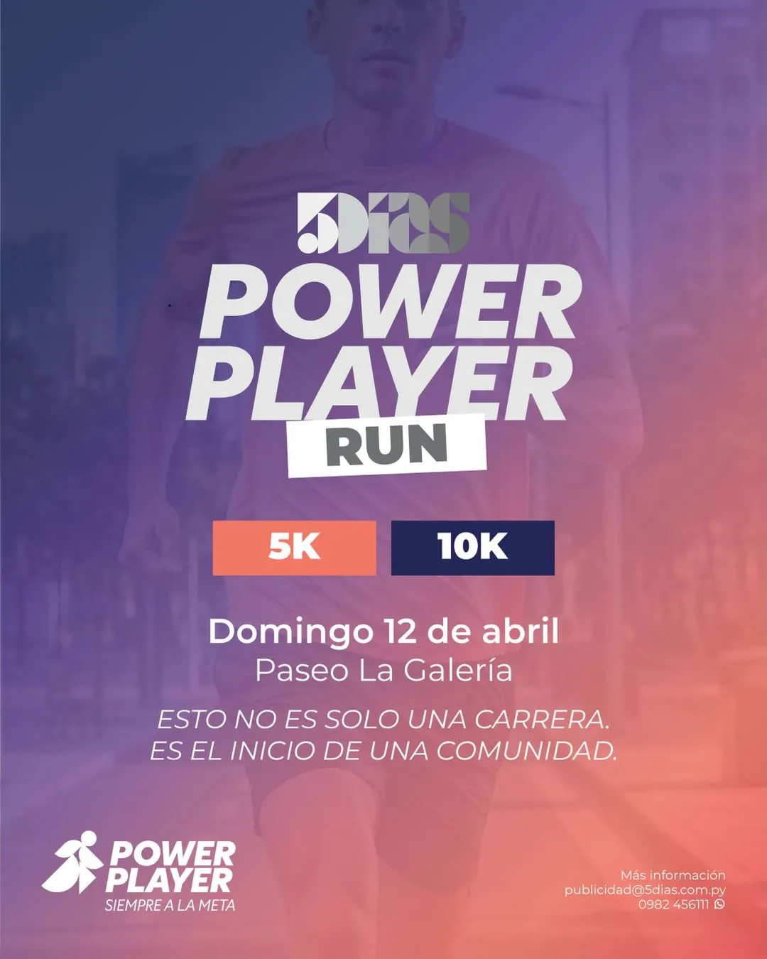Fondo POWER PLAYER RUN