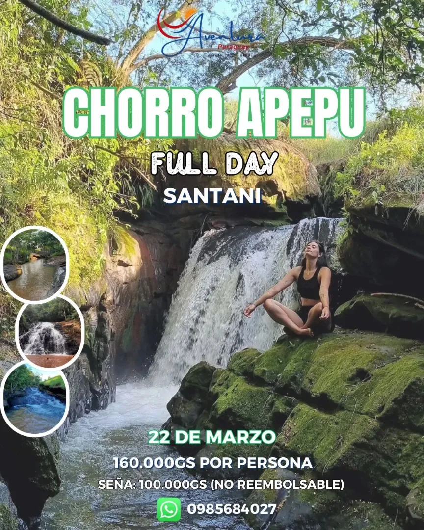 Fondo CHORRO APEPU SANTANI - FULL DAY