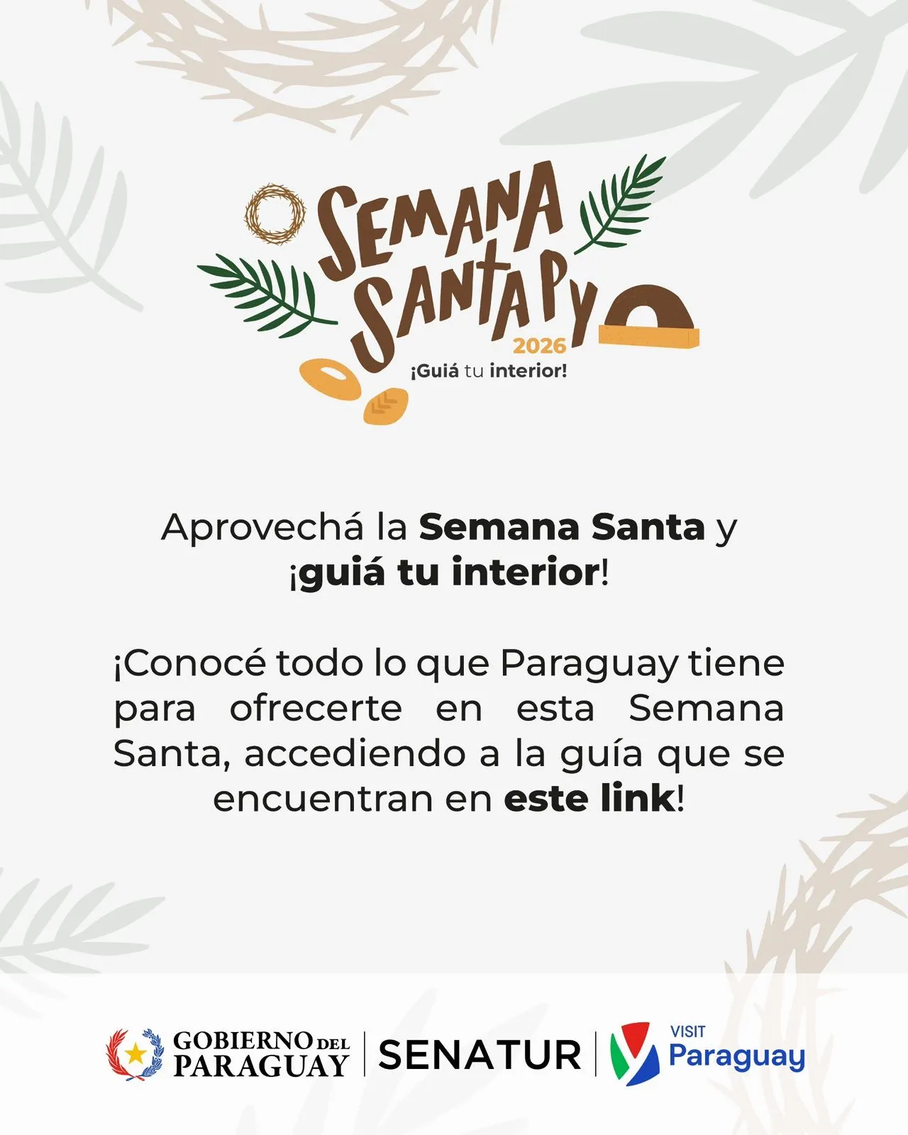 Fondo ACTIVIDADES DE SEMANA SANTA - SENATUR