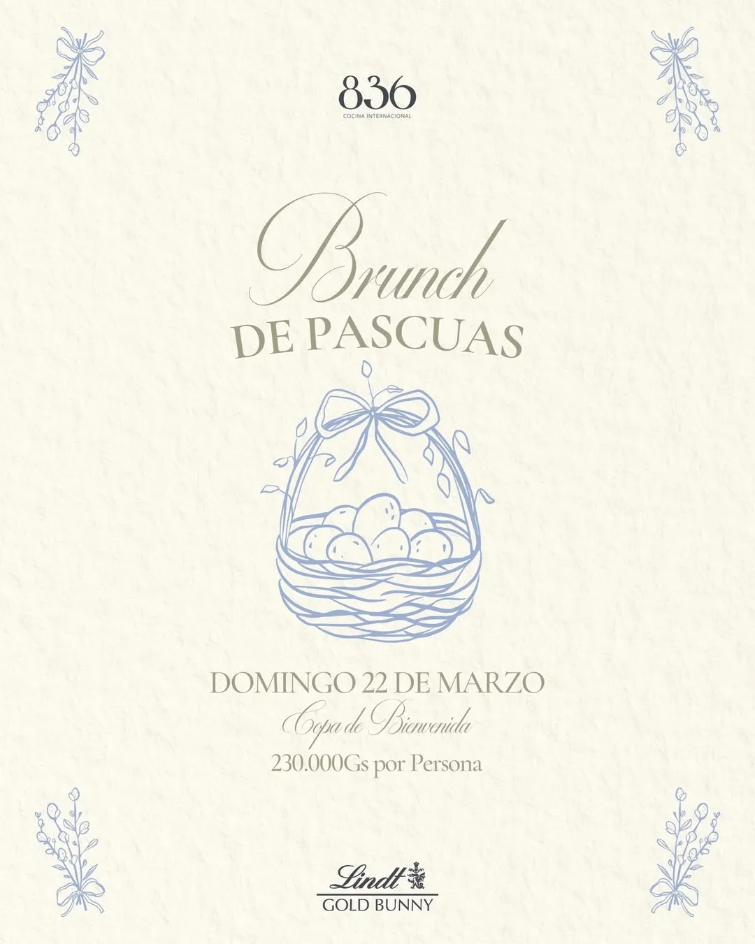 Fondo BRUNCH DE PASCUAS