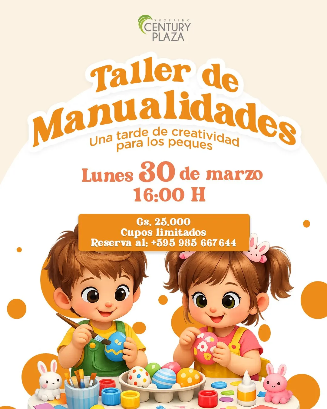 Fondo TALLER DE MANUALIDADES PARA LOS PEQUES
