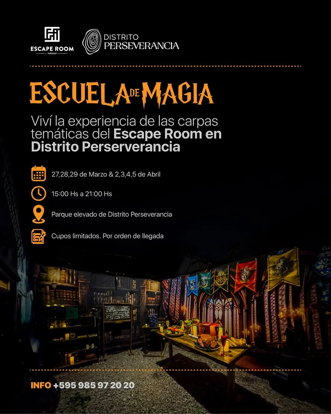 Fondo ESCUELA DE MAGIA