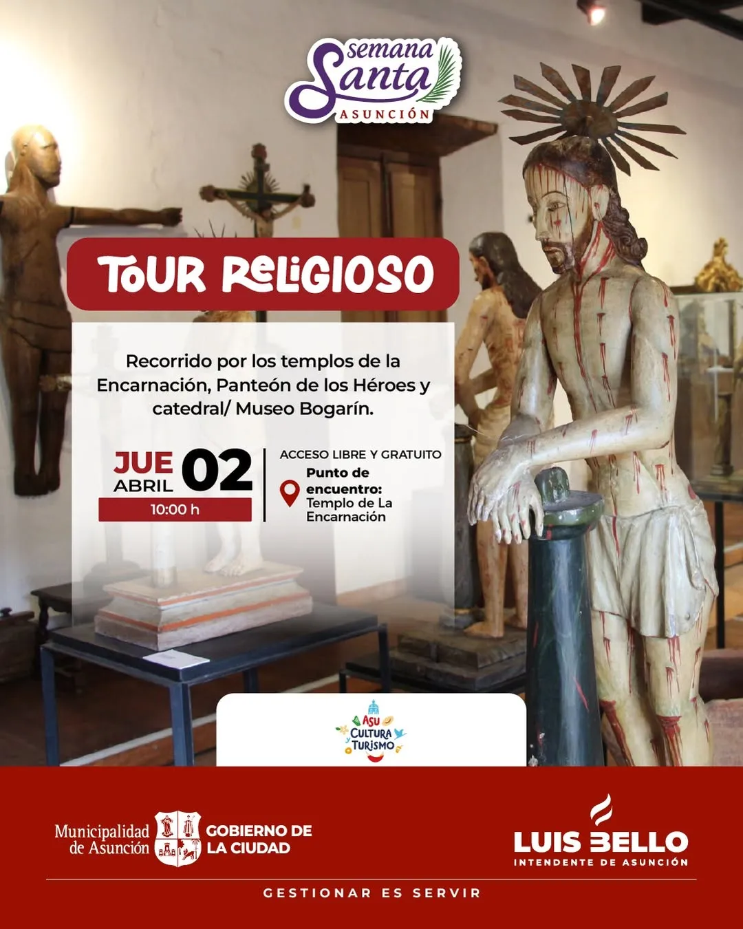 Fondo TOUR RELIGIOSO POR LOS TEMPLOS DE LA ENCARNACION