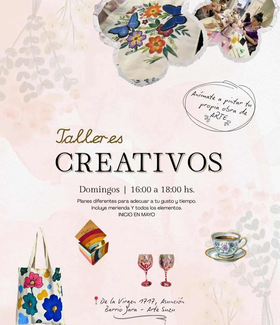 Fondo TALLERES CREATIVOS CON ARTE SUZU