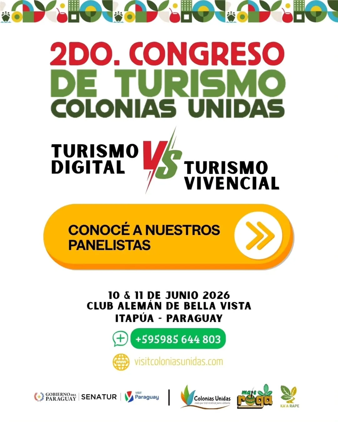 Fondo 2DO. CONGRESO DE TURISMO - COLONIAS UNIDAS