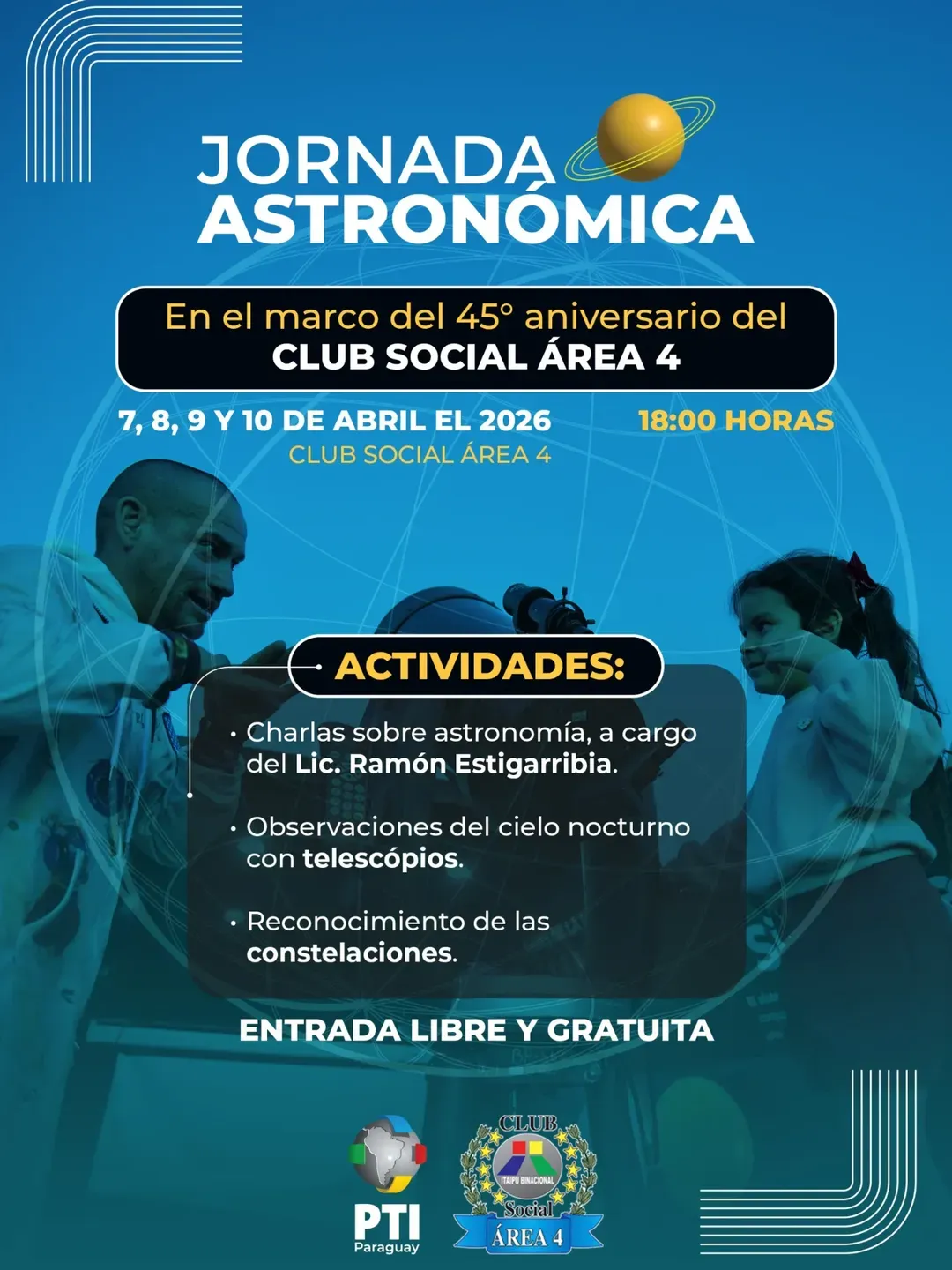 Fondo JORNADA ASTRONÓMICA