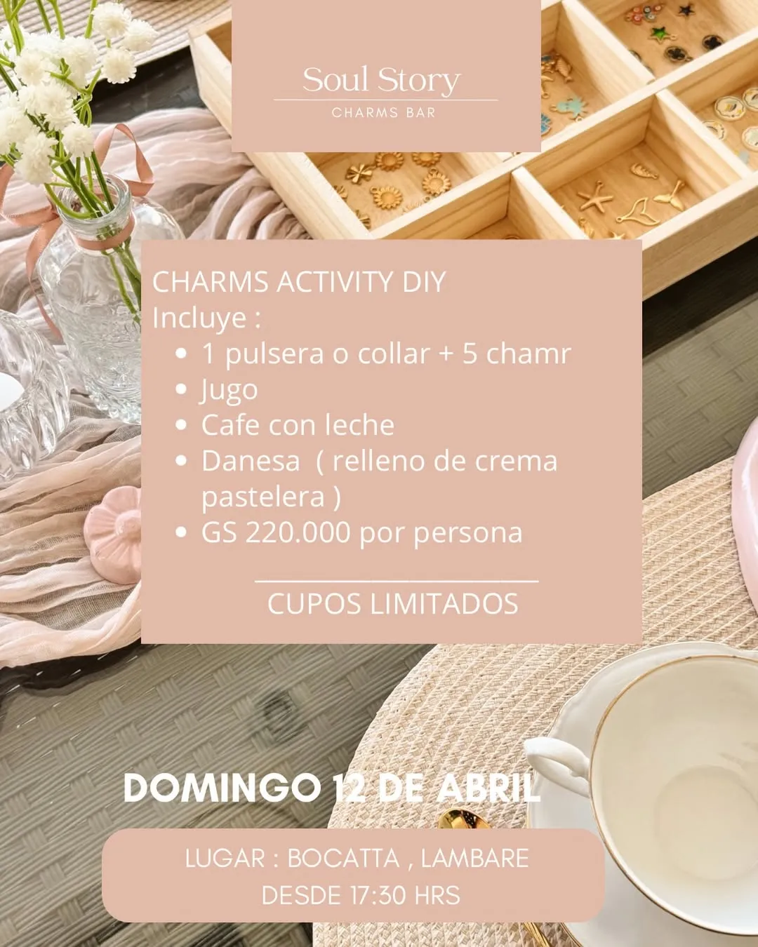 Fondo CHARMS ACTIVIDAD DIY