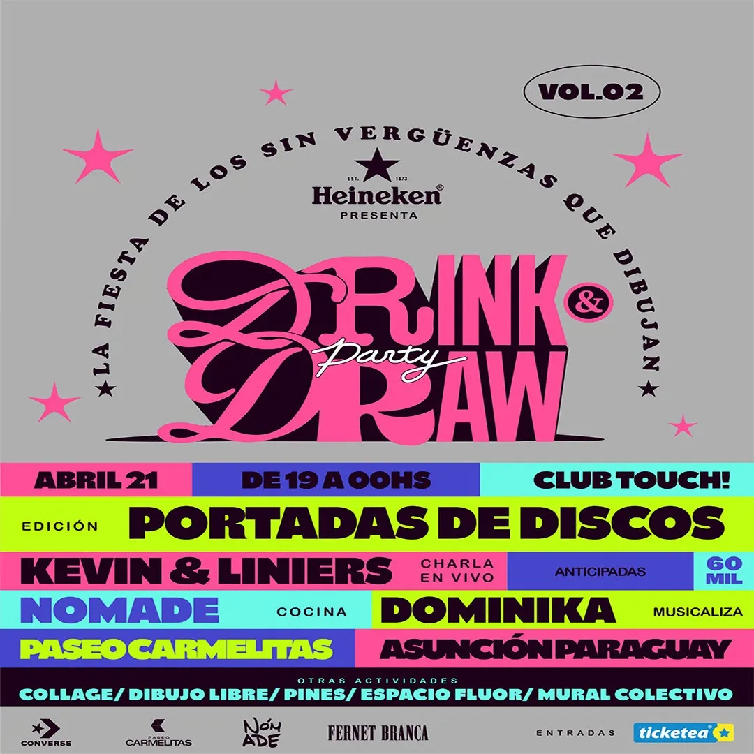 Fondo DRINK & DRAW PARTY