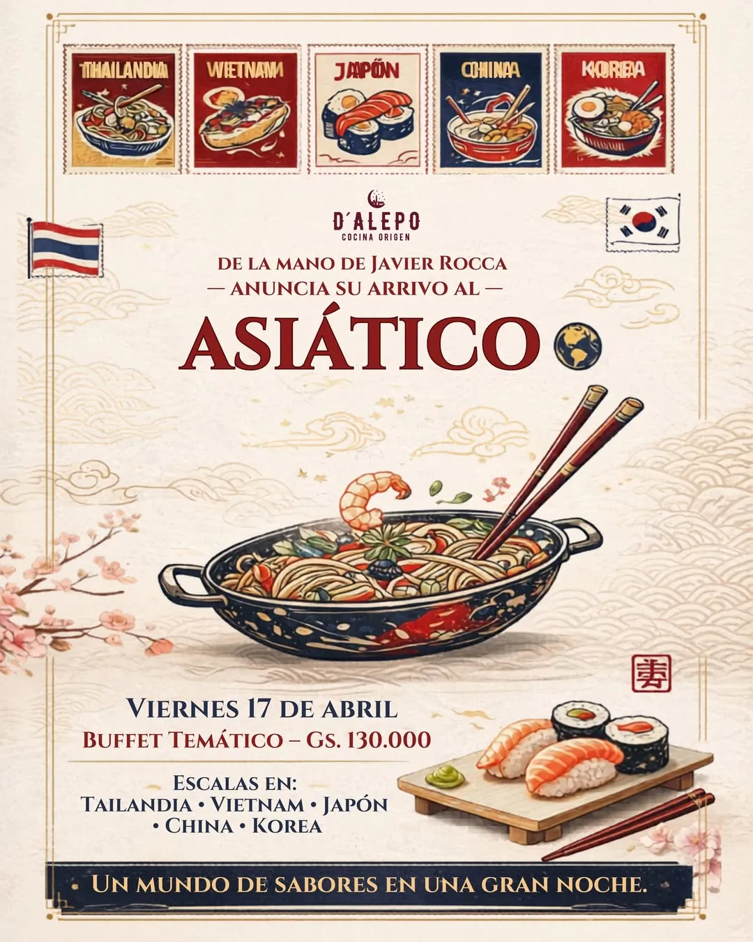 Fondo D’Alepo se va a Asia