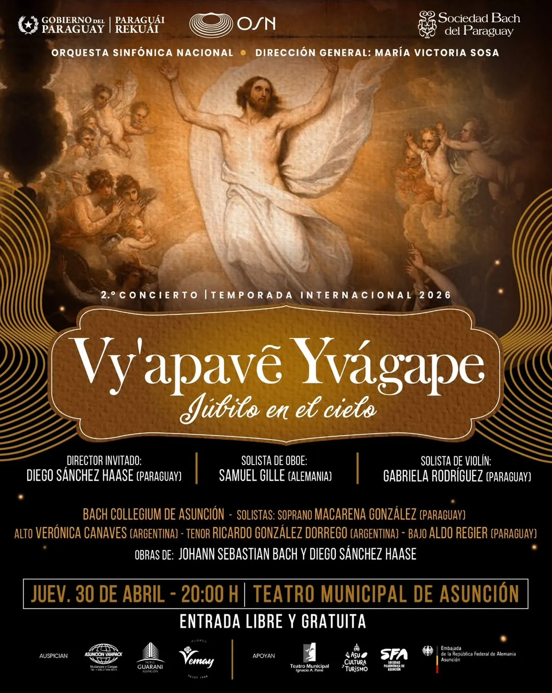 Fondo “Vy'apavê yvágape” (Júbilo en el cielo)