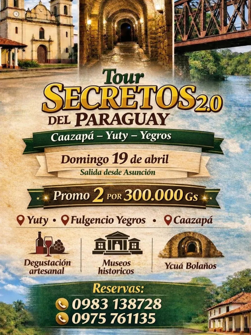 Fondo Tour Secretos del Paraguay 2.0