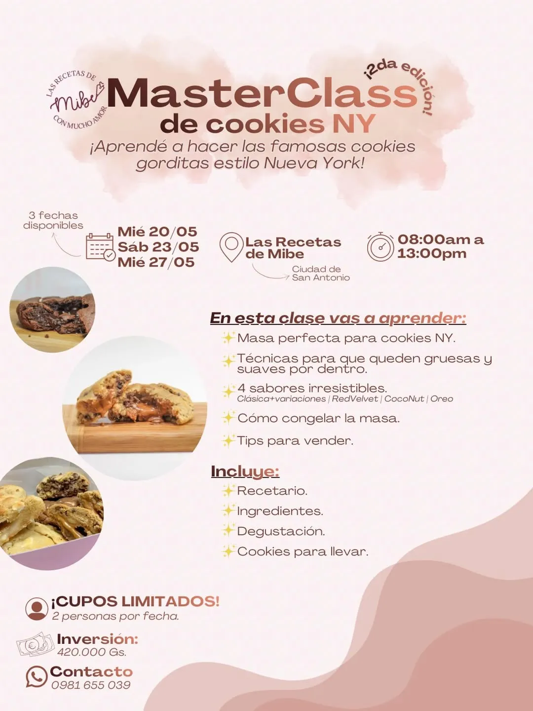 Fondo 2DA EDICION MASTERCLASS COOKIES NY