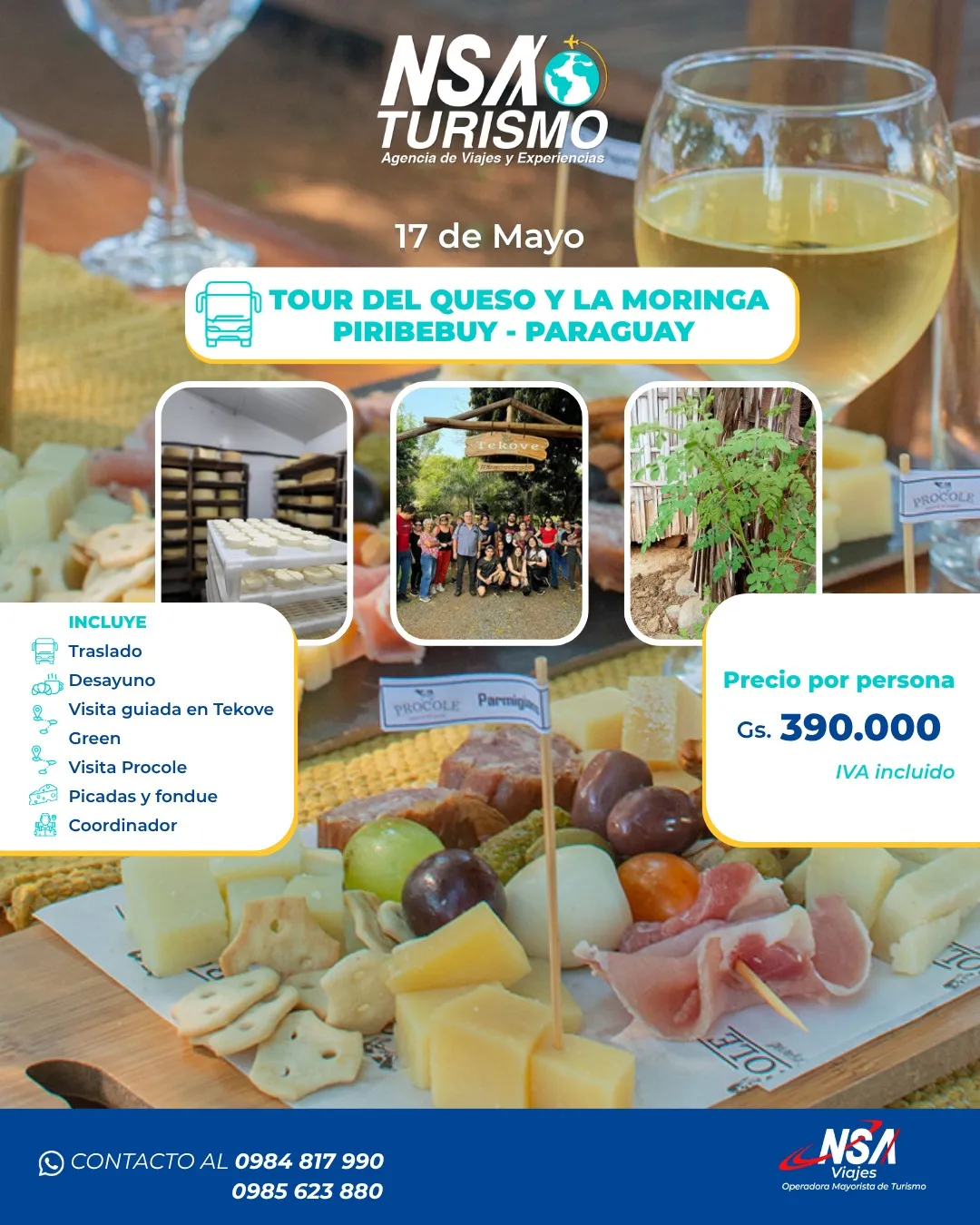 Fondo TOUR DEL QUESO Y LA MORINGA