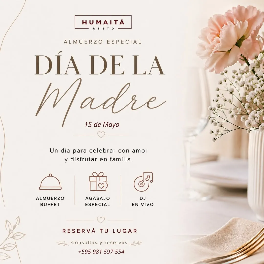 Fondo ALMUERZO ESPECIAL DEL DIA DE LA MADRE