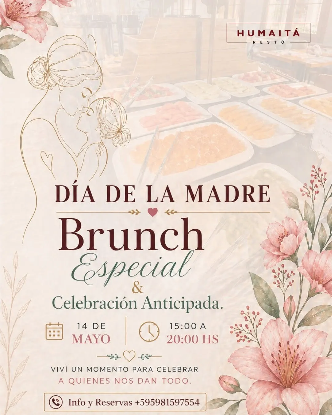 Fondo BRUNCH ESPECIAL Y CELEBRACION ANTICIPADA