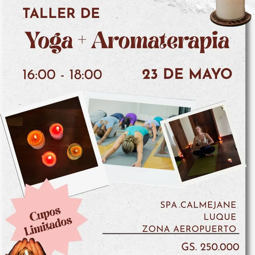 Portada TALLER DE YOGA  AROMATERAPIA