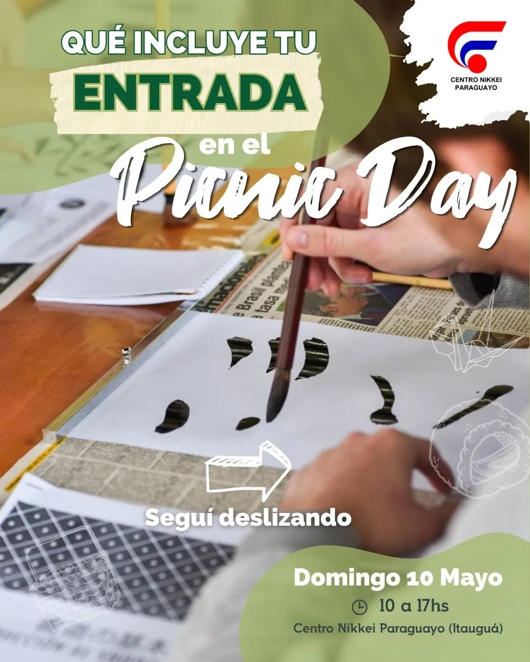 Fondo TALLER DE SHODO EN EL PICNIC DAY