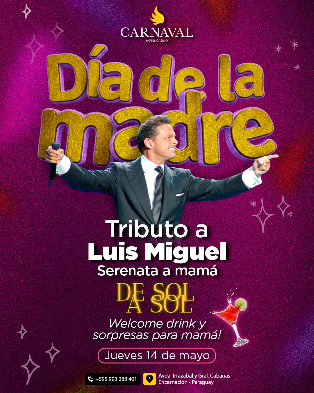 Portada DIA DE LA MADRE CON LUIS MIGUEL