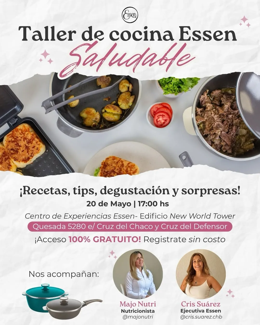 Fondo TALLER DE COCINA SALUDABLE ESSEN