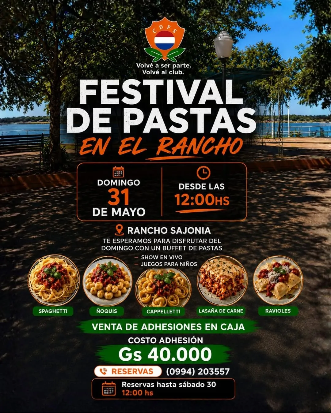 Fondo FESTIVAL DE PASTAS EN EL RANCHO