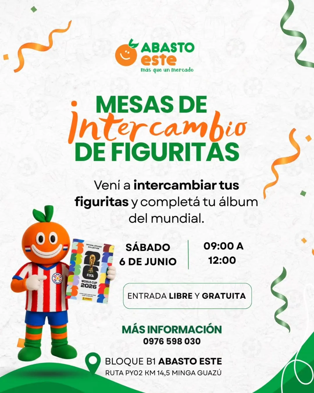 Fondo MESAS DE INTERCAMBIO DE FIGURITAS