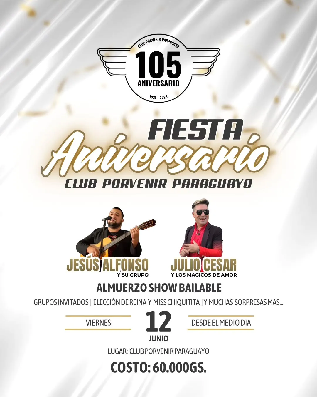 Fondo FIESTA ANIVERSARIO CLUB PORVENIR PARAGUAYO