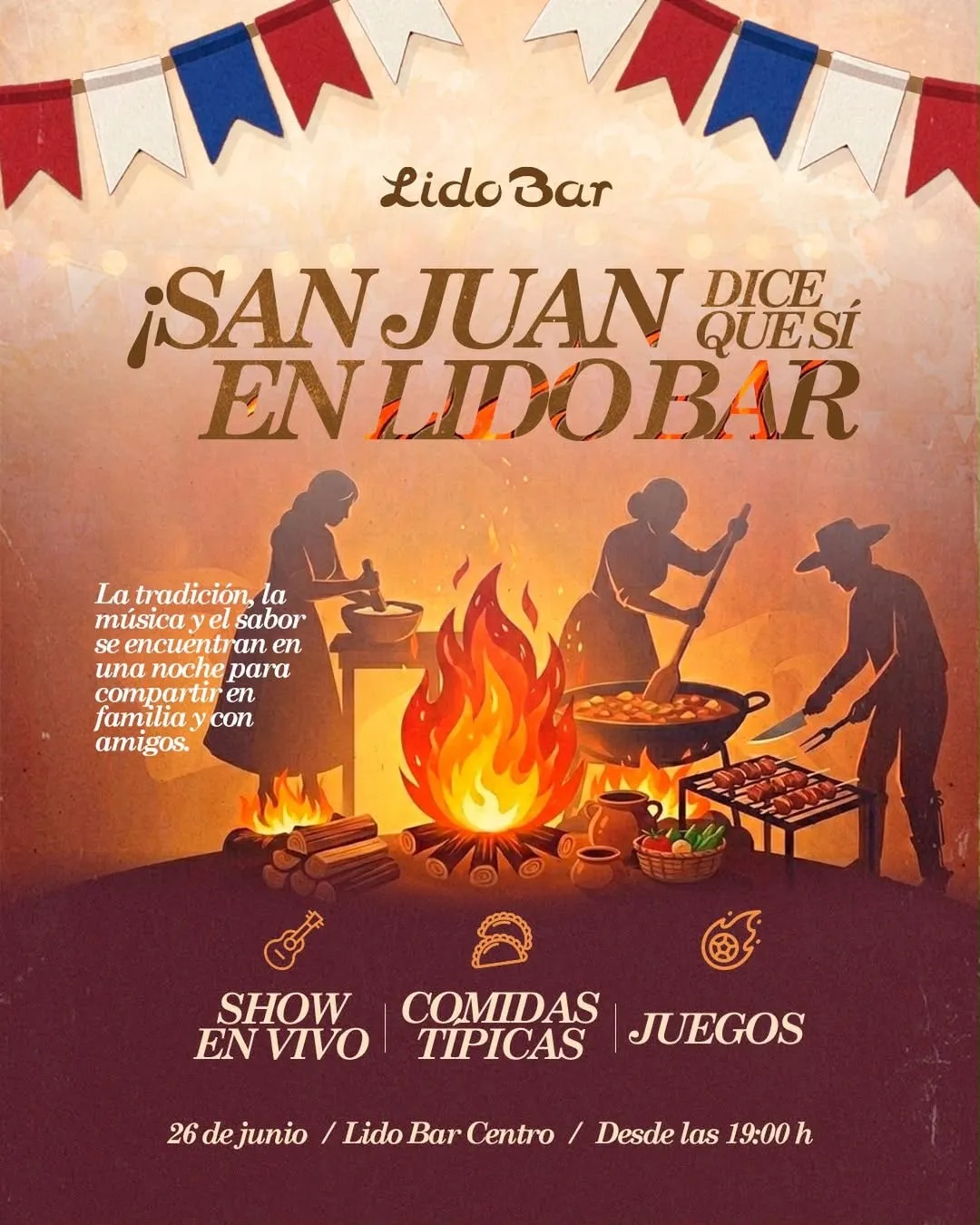 Fondo SAN JUAN DICE QUE SI EN LIDO BAR