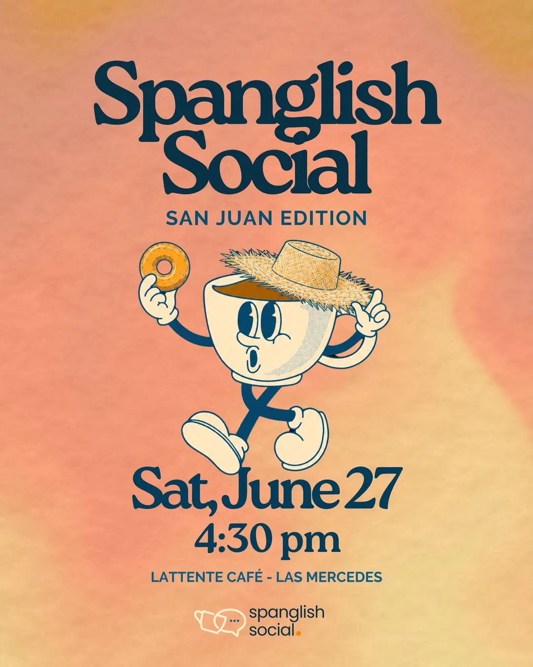 Fondo SPANGLISH SOCIAL  SAN JUAN EDITION