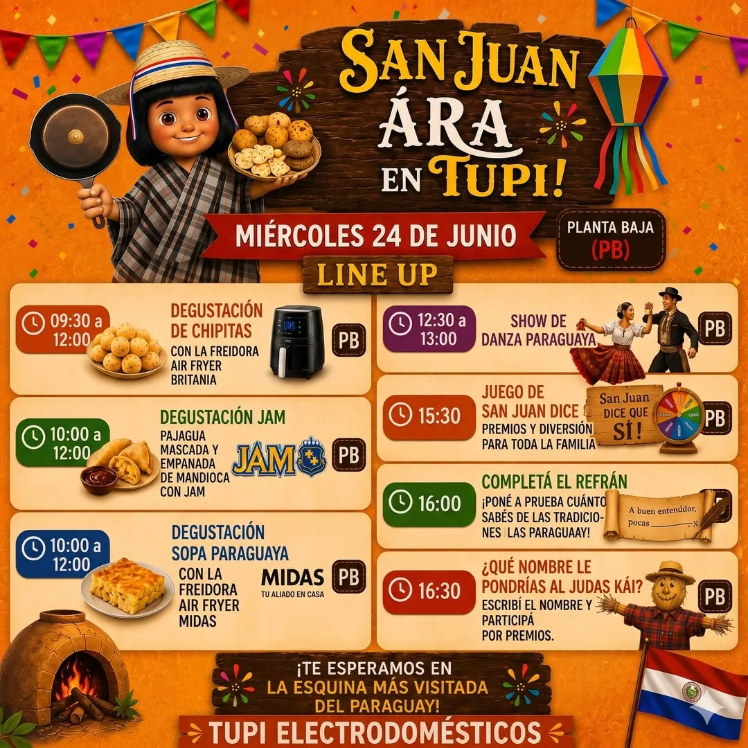 Fondo SAN JUAN ARA EN TUPI