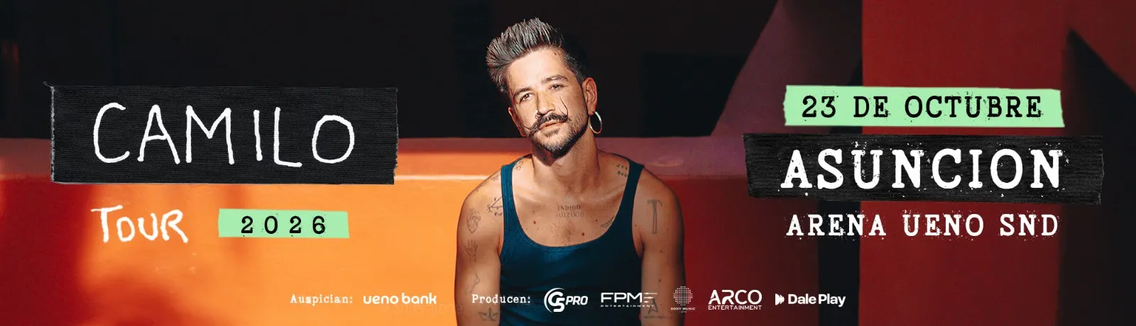 Fondo CAMILO  WORLDWIDE TOUR 2026