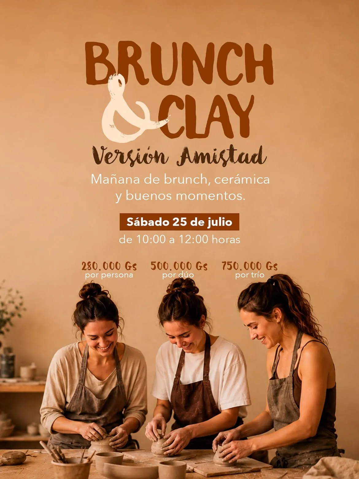 Fondo Brunch & Clay  Version Amistad