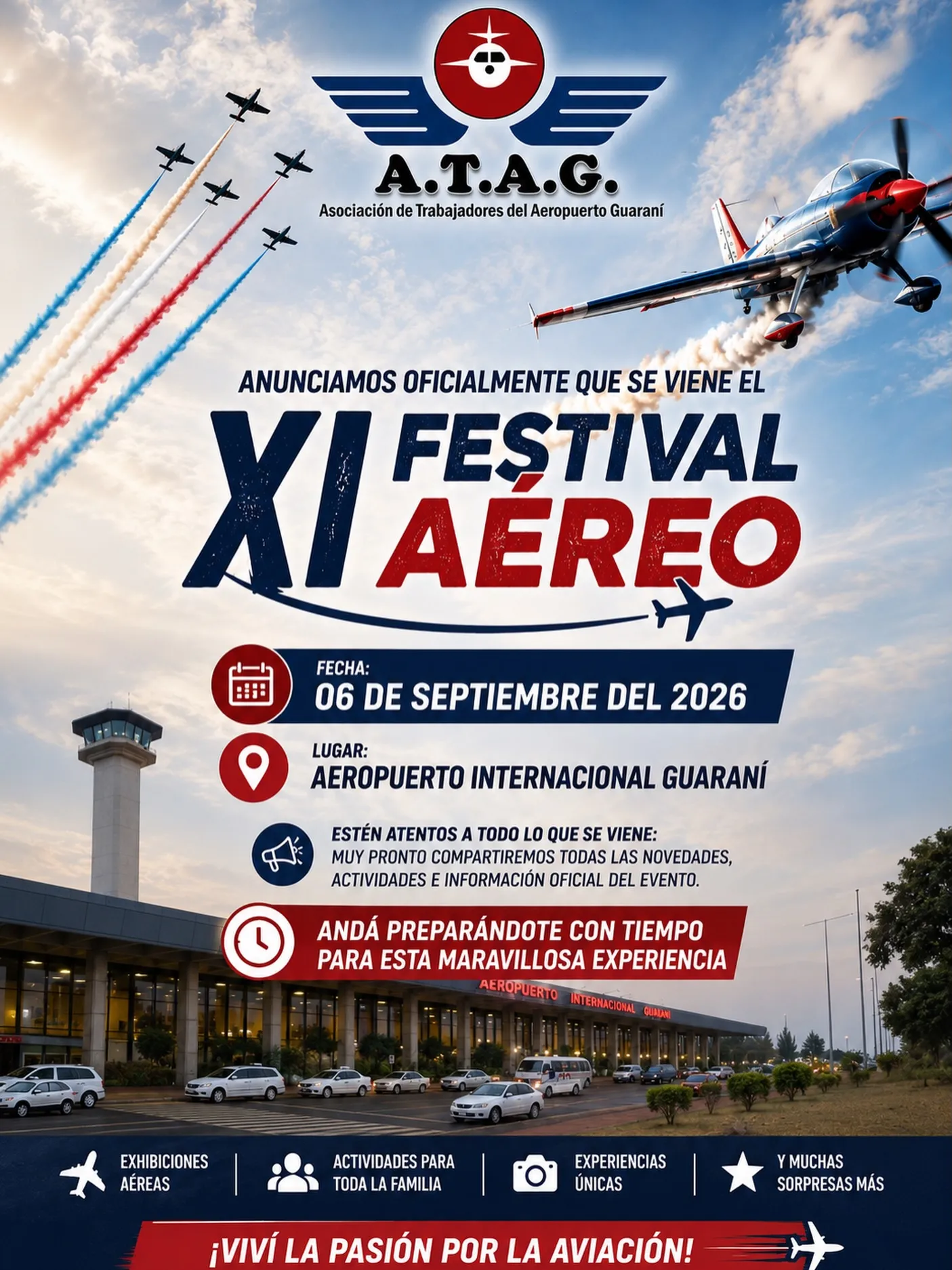Portada XI Festival Aereo ATAG 2026