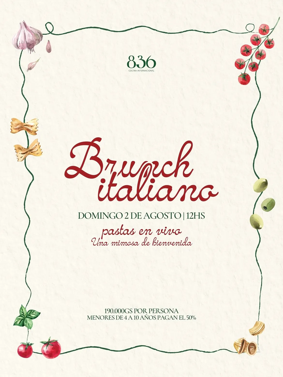 Fondo BRUNCH ITALIANO