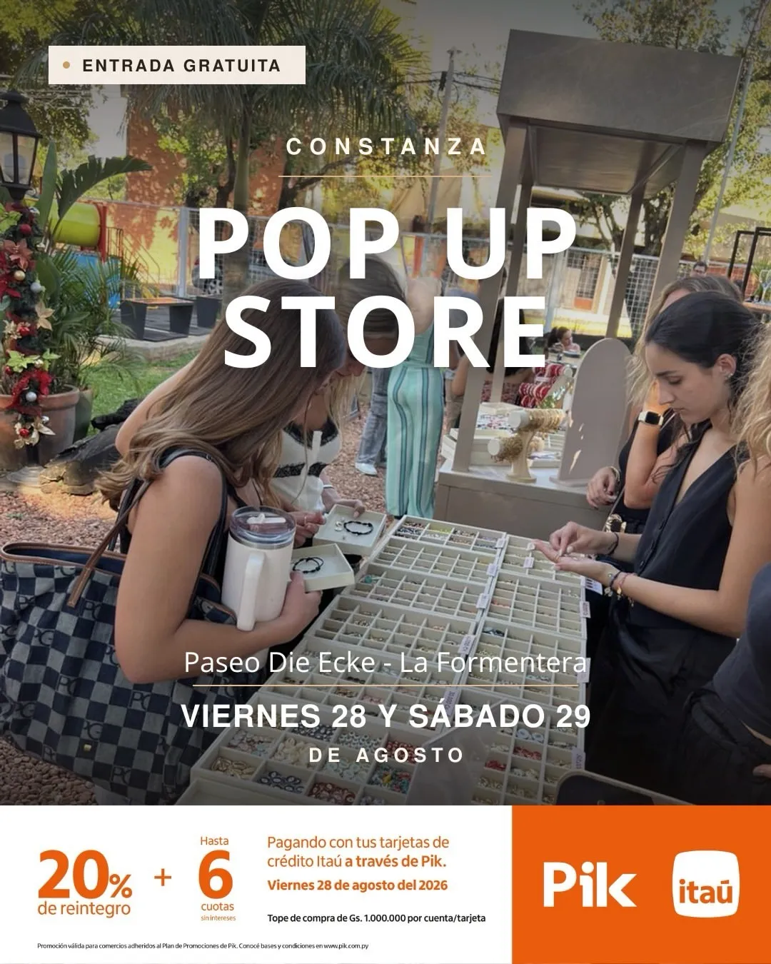 Fondo POP UP STORE