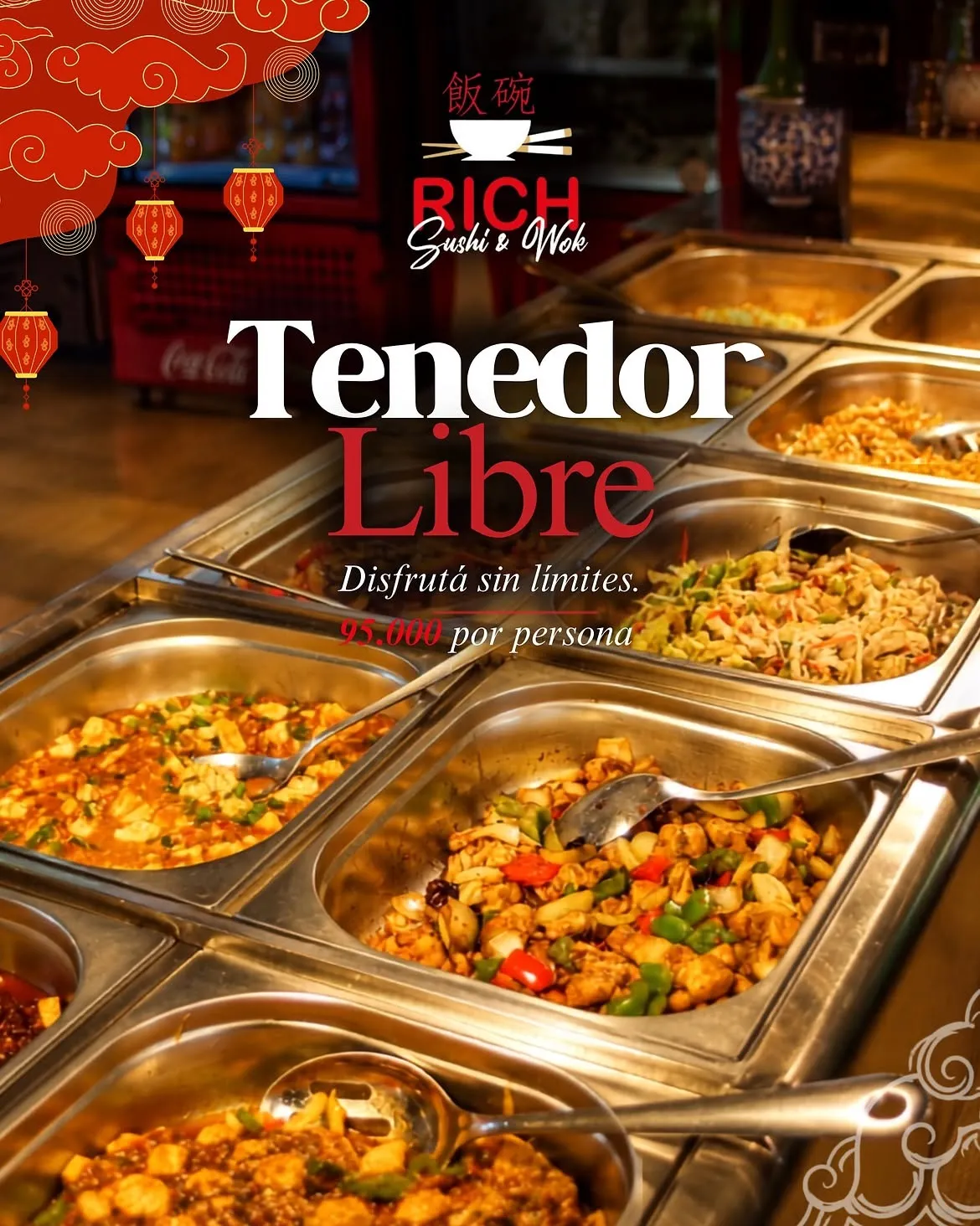 Fondo TENEDOR LIBRE - RICH SUSHI