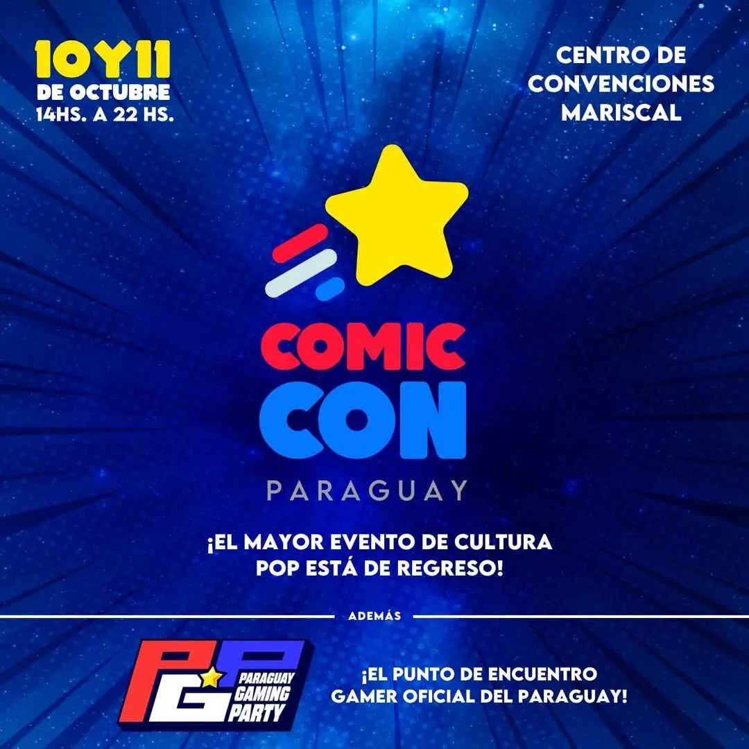 Fondo COMIC CON PARAGUAY 2026