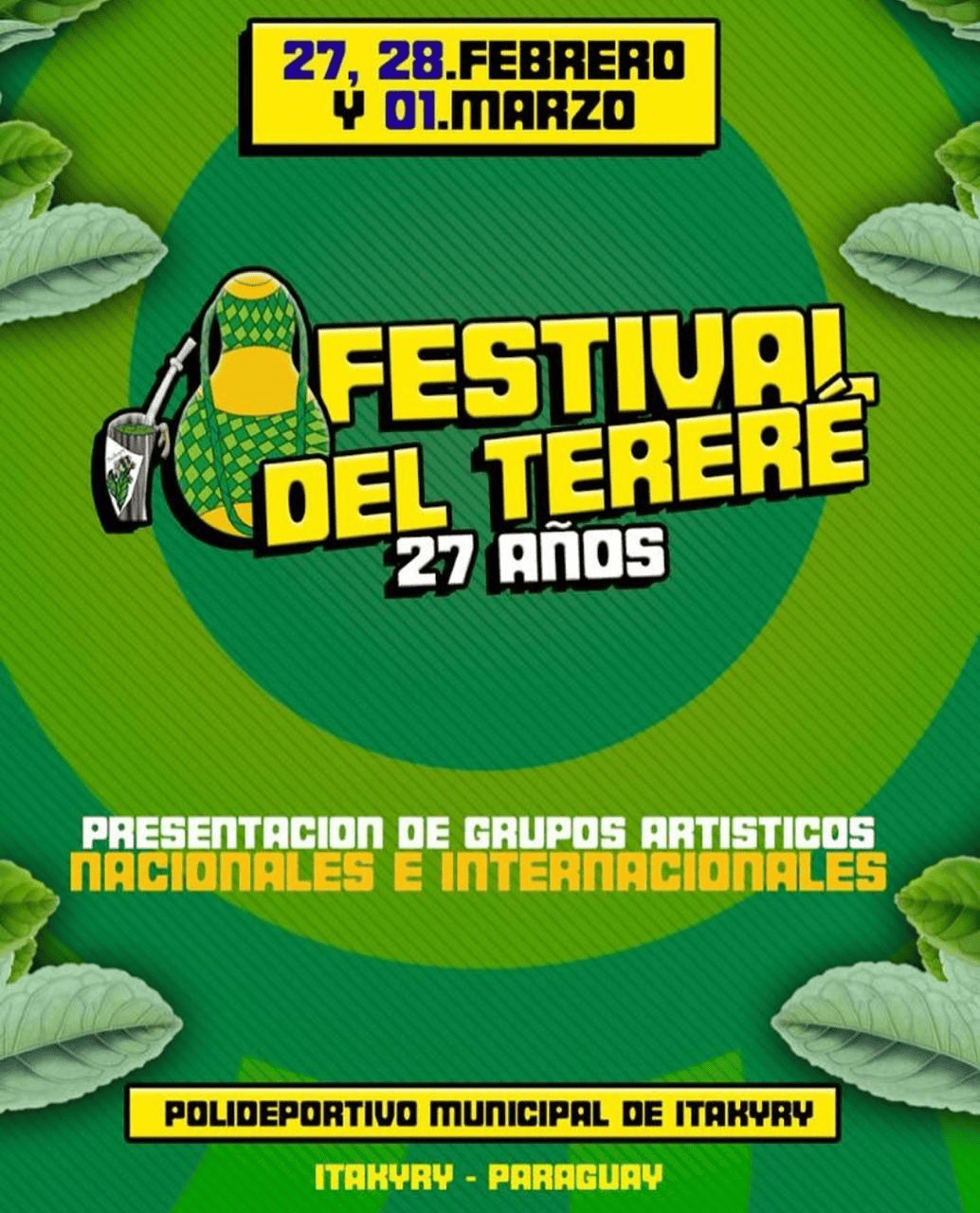 Portada FESTIVAL DEL TERERÉ