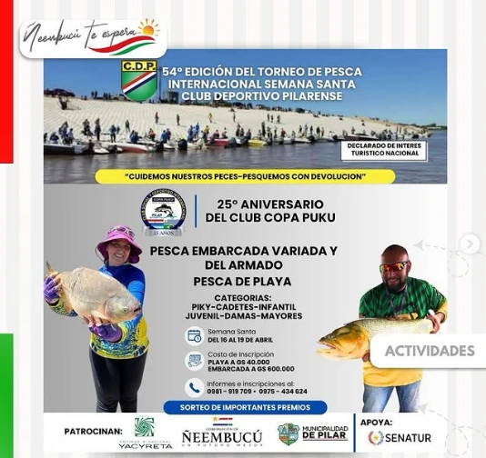 Portada Te invitamos a la 54° Edición del Torneo de Pesca Internacional Semana Santa