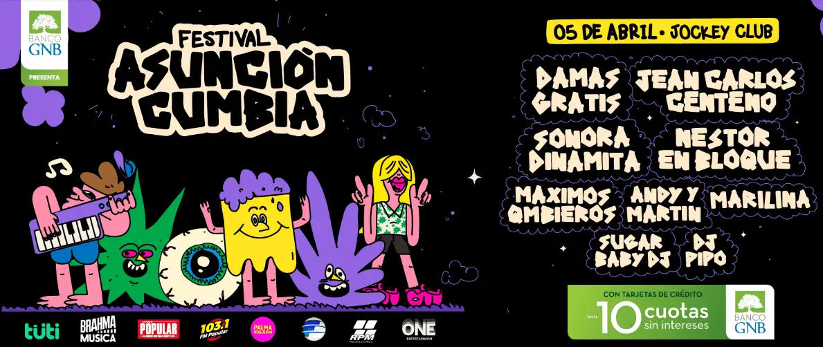 Portada FESTIVAL ASUNCION CUMBIA