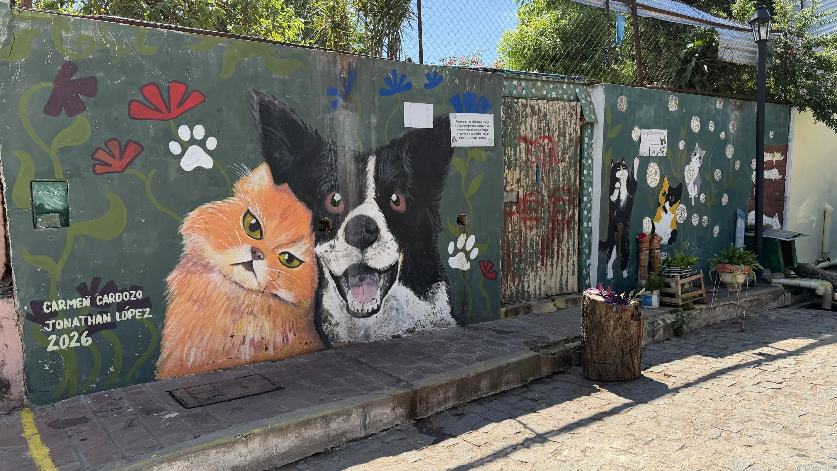 CASA DE LOS GATOS - MURAL LOMA SAN JERÓNIMO